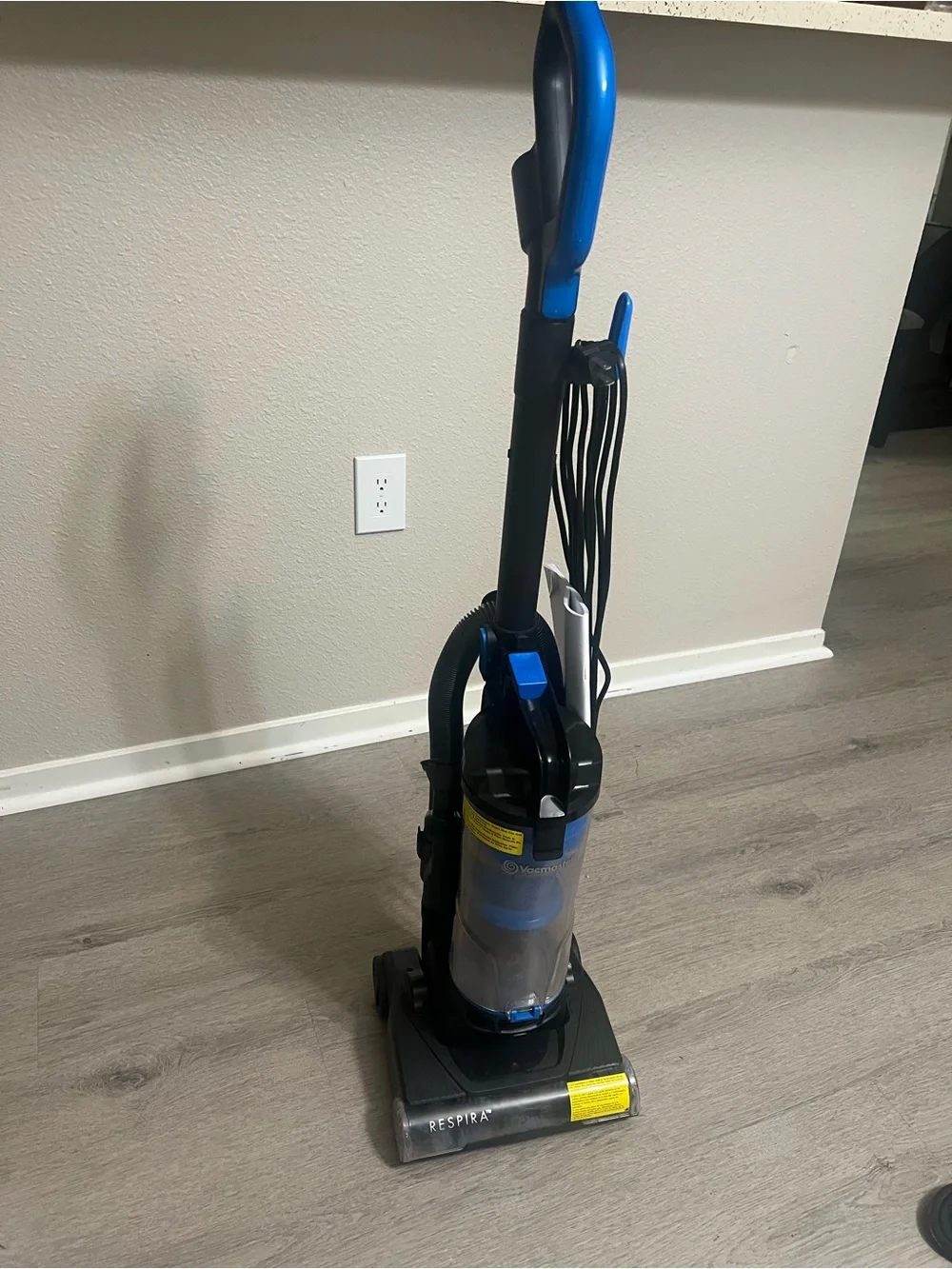 Upright Bagless Vacuum Cleaner - Black & Blue
